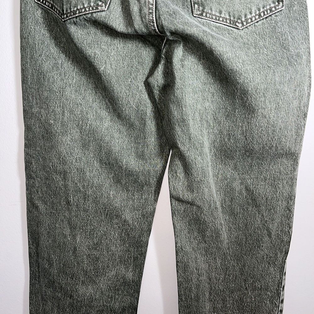 Urban Outfitters BDG Button Up Slim Straight Jeans Women's 30 Stone Washed Olive - Picture 8 of 13